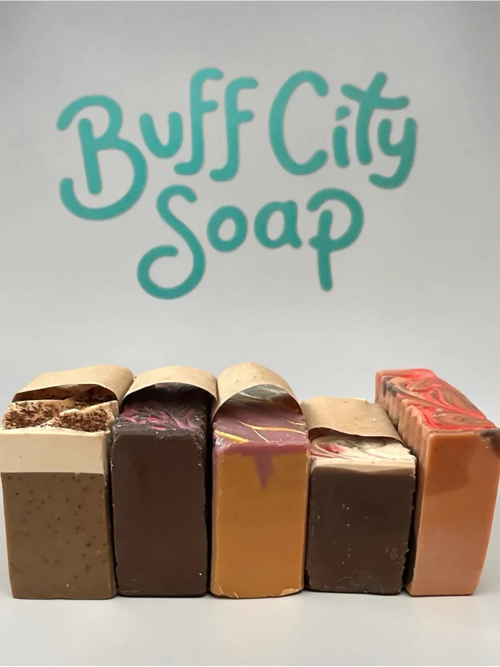 BUFF CITY SOAP CO Handmade soap 5 full bars unused